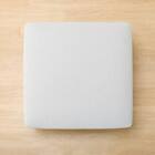 広い座面のゆったり スツール 布張りタイプ (MS01 LGY) 18枚目画像