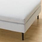 広い座面のゆったり スツール 布張りタイプ (MS01 LGY) 20枚目画像