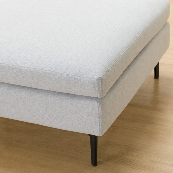 広い座面のゆったり スツール 布張りタイプ (MS01 LGY) 20枚目画像