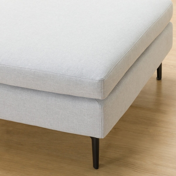 広い座面のゆったり スツール 布張りタイプ (MS01 LGY) 20枚目画像