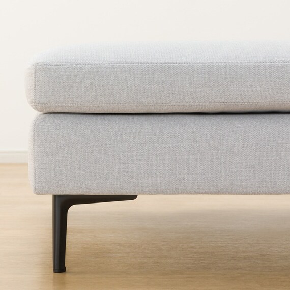 広い座面のゆったり スツール 布張りタイプ (MS01 LGY) 21枚目画像