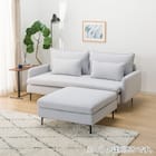 広い座面のゆったり スツール 布張りタイプ (MS01 LGY) 25枚目画像