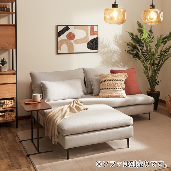 広い座面のゆったり スツール 布張りタイプ (MS01 LGY) 26枚目画像