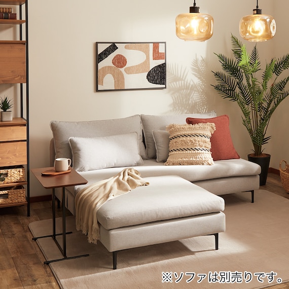 広い座面のゆったり スツール 布張りタイプ (MS01 LGY) 26枚目画像