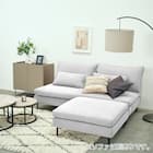 広い座面のゆったり スツール 布張りタイプ (MS01 LGY) 27枚目画像