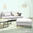 広い座面のゆったり スツール 布張りタイプ (MS01 LGY) 28枚目画像