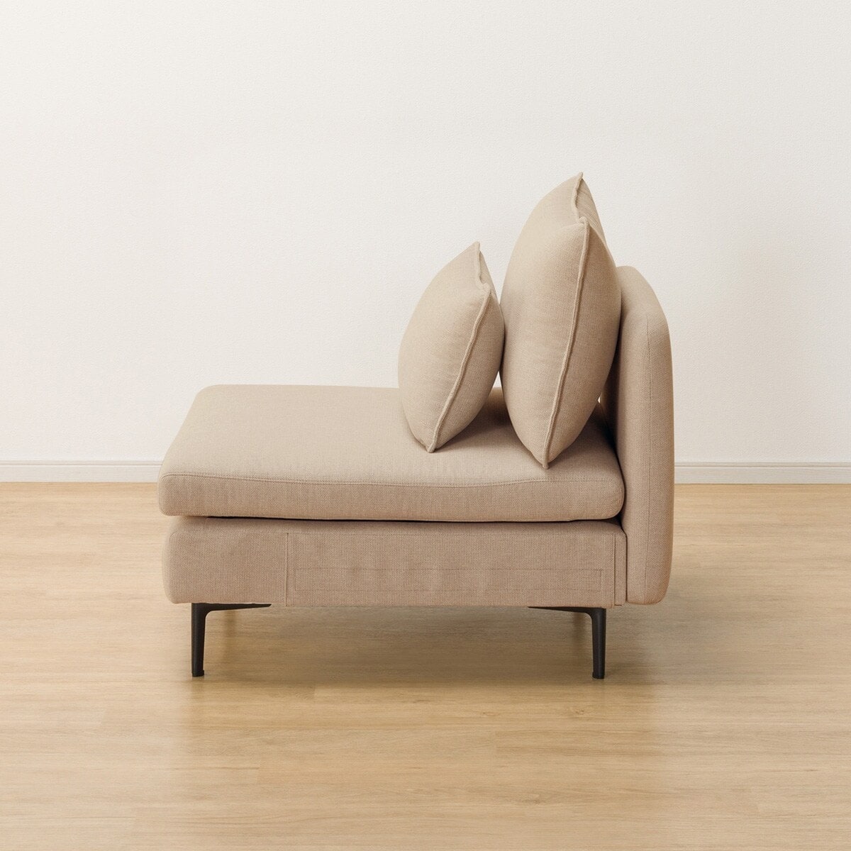 【sayu***】ニトリソファ① 広い座面のゆったりソファ 布張りタイプ (MS01 1人掛け2点セット 肘