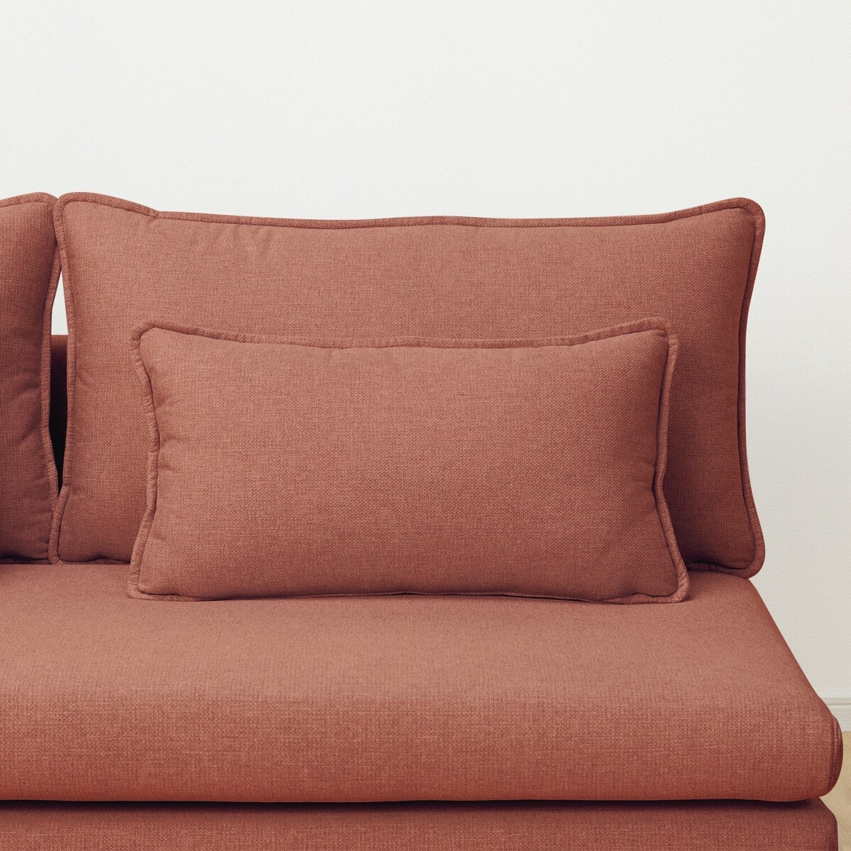 【美品】ニトリ・広い座面のゆったりソファ（3人掛け 肘なし ライトグレー） 広い座面のゆったりソファ(MS01 3人掛け 肘なし DBL) ニトリ 限定価格