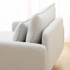 広い座面のゆったり 1人掛けソファ 布張りタイプ (MS01 肘あり LGY) 26枚目画像