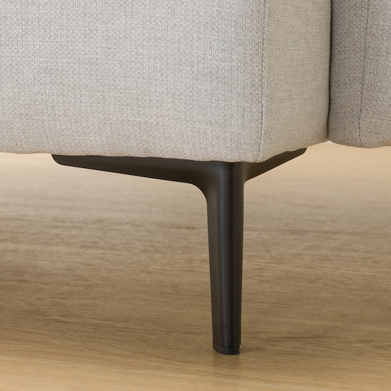 広い座面のゆったり 1人掛けソファ 布張りタイプ (MS01 肘あり LGY) 32枚目画像