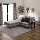 傷・汚れに強い 広い座面のゆったり 3人掛けソファ + スツールセット 布張りタイプ (MS01 3P/スツール 肘なし Nシールド LGY) 35枚目画像