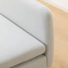 傷・汚れに強い 広い座面のゆったり 1人掛けソファ2台 + シェーズセット 布張りタイプ (MS01 1P×2/シェーズ 肘なし Nシールド LGY) 29枚目画像