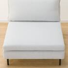 傷・汚れに強い 広い座面のゆったり 1人掛けソファ2台セット 布張りタイプ (MS01 1P×2 肘あり Nシールド LGY) 27枚目画像