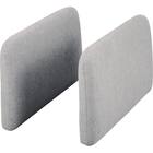 傷・汚れに強い 広い座面のゆったり 1人掛けソファ2台セット 布張りタイプ (MS01 1P×2 肘あり Nシールド LGY) 33枚目画像