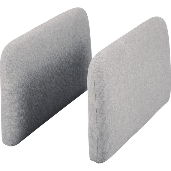 傷・汚れに強い 広い座面のゆったり 1人掛けソファ2台セット 布張りタイプ (MS01 1P×2 肘あり Nシールド LGY) 33枚目画像