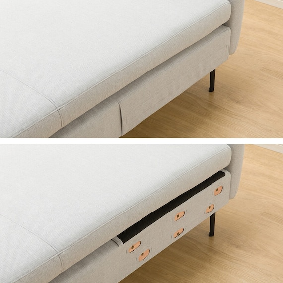 傷・汚れに強い 広い座面のゆったり 1人掛けソファ + シェーズセット 布張りタイプ (MS01 1P/シェーズ 肘なし Nシールド LGY) 32枚目画像