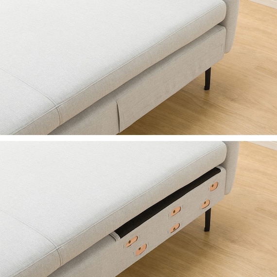 傷・汚れに強い 広い座面のゆったり シェーズロング 布張りタイプ (MS01 肘なし Nシールド LGY) 31枚目画像