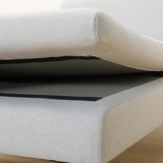 傷・汚れに強い 広い座面のゆったり シェーズロング 布張りタイプ (MS01 肘なし Nシールド LGY) 32枚目画像