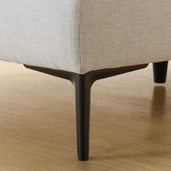 傷・汚れに強い 広い座面のゆったり シェーズロング 布張りタイプ (MS01 肘なし Nシールド LGY) 33枚目画像