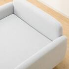 広い座面のゆったり シェーズロング 布張りタイプ (MS01 肘あり LGY) 27枚目画像