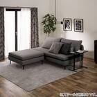 傷・汚れに強い 広い座面のゆったり 3人掛けソファ 布張りタイプ (MS01 肘なし Nシールド MGY) 39枚目画像