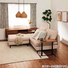 傷・汚れに強い 広い座面のゆったり 3人掛けソファ 布張りタイプ (MS01 肘なし Nシールド BE) 40枚目画像