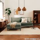 傷・汚れに強い 広い座面のゆったり 3人掛けソファ 布張りタイプ (MS01 肘なし Nシールド YGR) 38枚目画像