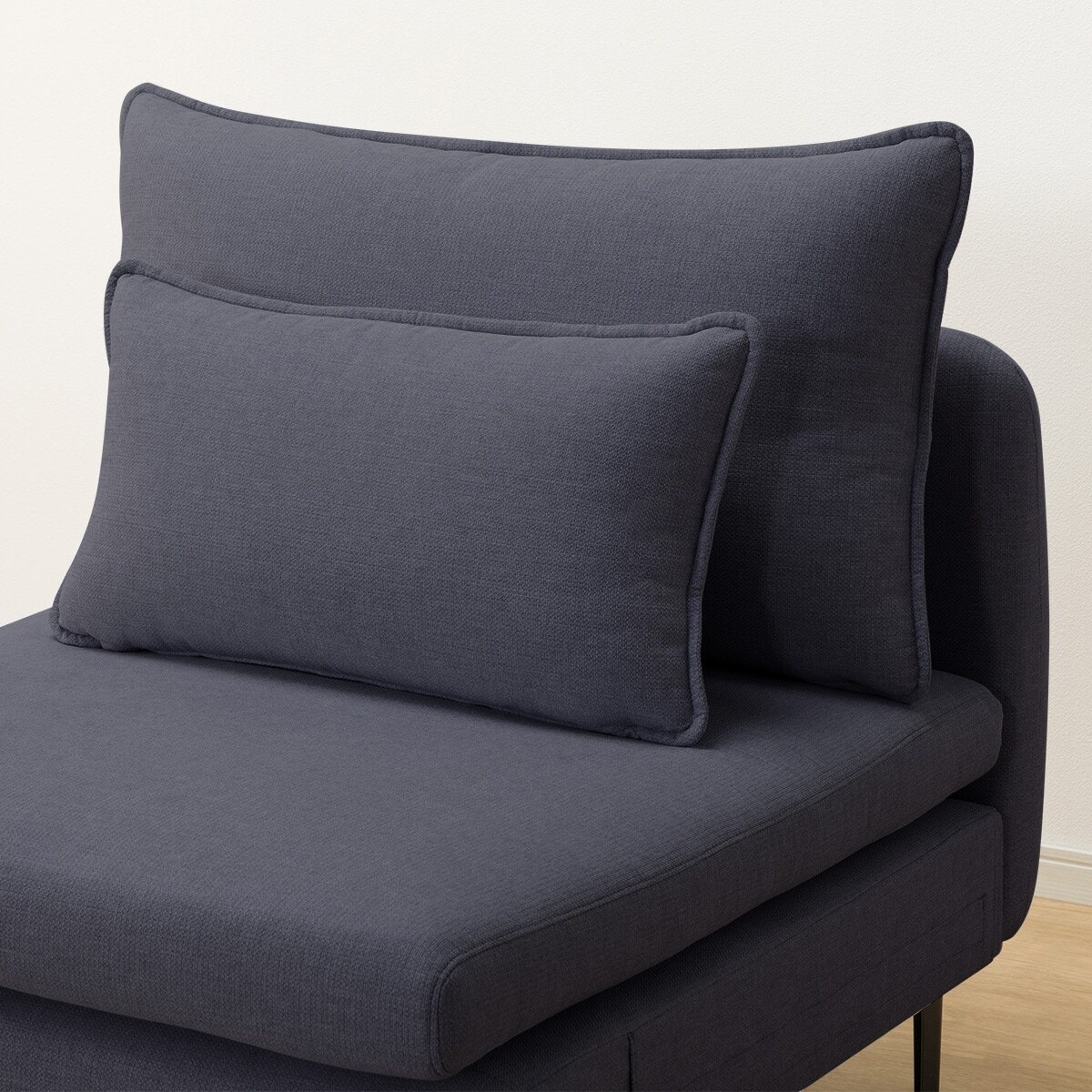 傷・汚れに強い 広い座面のゆったりソファ 布張りタイプ (MS01 1人掛け