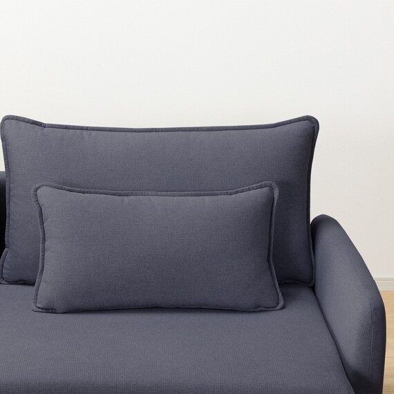 広い座面のゆったり 3人掛けソファ + シェーズセット 布張りタイプ (MS01 3P/シェーズ 肘あり DBL) 21枚目画像