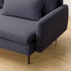 広い座面のゆったり 3人掛けソファ + シェーズセット 布張りタイプ (MS01 3P/シェーズ 肘あり DBL) 27枚目画像