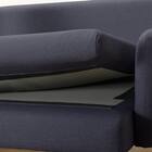 広い座面のゆったり 3人掛けソファ + シェーズセット 布張りタイプ (MS01 3P/シェーズ 肘あり DBL) 28枚目画像