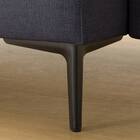 広い座面のゆったり 3人掛けソファ + シェーズセット 布張りタイプ (MS01 3P/シェーズ 肘あり DBL) 30枚目画像