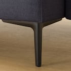 広い座面のゆったり 3人掛けソファ + シェーズセット 布張りタイプ (MS01 3P/シェーズ 肘あり DBL) 30枚目画像