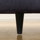 広い座面のゆったり 3人掛けソファ + シェーズセット 布張りタイプ (MS01 3P/シェーズ 肘あり DBL) 31枚目画像