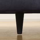 広い座面のゆったり 3人掛けソファ + シェーズセット 布張りタイプ (MS01 3P/シェーズ 肘あり DBL) 31枚目画像