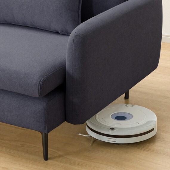 広い座面のゆったり 3人掛けソファ + シェーズセット 布張りタイプ (MS01 3P/シェーズ 肘あり DBL) 32枚目画像