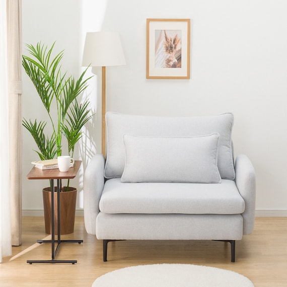 傷・汚れに強い 広い座面のゆったり 1人掛けソファ 布張りタイプ (MS01 肘あり Nシールド LGY) 16枚目画像