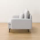 傷・汚れに強い 広い座面のゆったり 1人掛けソファ 布張りタイプ (MS01 肘あり Nシールド LGY) 21枚目画像