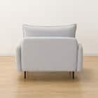 傷・汚れに強い 広い座面のゆったり 1人掛けソファ 布張りタイプ (MS01 肘あり Nシールド LGY) 22枚目画像