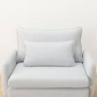 傷・汚れに強い 広い座面のゆったり 1人掛けソファ 布張りタイプ (MS01 肘あり Nシールド LGY) 23枚目画像