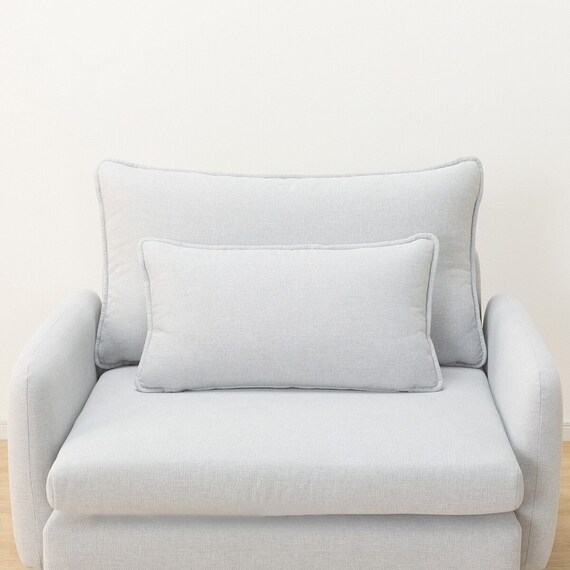 傷・汚れに強い 広い座面のゆったり 1人掛けソファ 布張りタイプ (MS01 肘あり Nシールド LGY) 23枚目画像