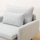 傷・汚れに強い 広い座面のゆったり 1人掛けソファ 布張りタイプ (MS01 肘あり Nシールド LGY) 25枚目画像