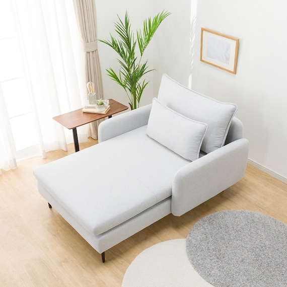 傷・汚れに強い 広い座面のゆったり シェーズロング 布張りタイプ (MS01 肘あり Nシールド LGY) 17枚目画像