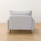 傷・汚れに強い 広い座面のゆったり シェーズロング 布張りタイプ (MS01 肘あり Nシールド LGY) 22枚目画像