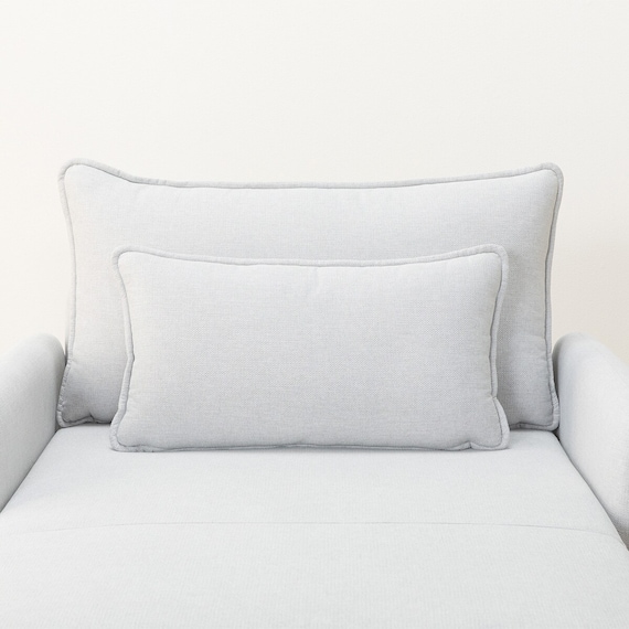 傷・汚れに強い 広い座面のゆったり シェーズロング 布張りタイプ (MS01 肘あり Nシールド LGY) 23枚目画像