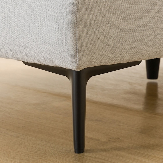 傷・汚れに強い 広い座面のゆったり シェーズロング 布張りタイプ (MS01 肘あり Nシールド LGY) 32枚目画像