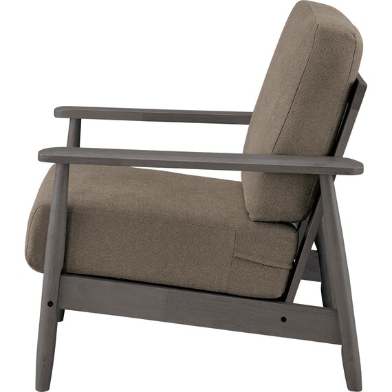 1人掛けソファ 布張りタイプ (IG01 DBR/DMO) 3枚目画像