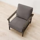 1人掛けソファ 布張りタイプ (IG01 DBR/DMO) 8枚目画像