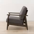 1人掛けソファ 布張りタイプ (IG01 DBR/DMO) 10枚目画像