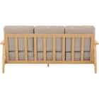 3人掛けソファ 布張りタイプ (IG01 LBR/LGY) 9枚目画像